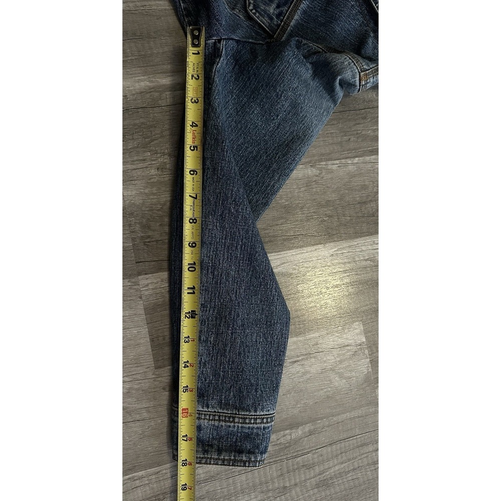 Chico's Design Y2K Denim Jacket Women's Size 0 Medium Wash - Picture 10 of 16